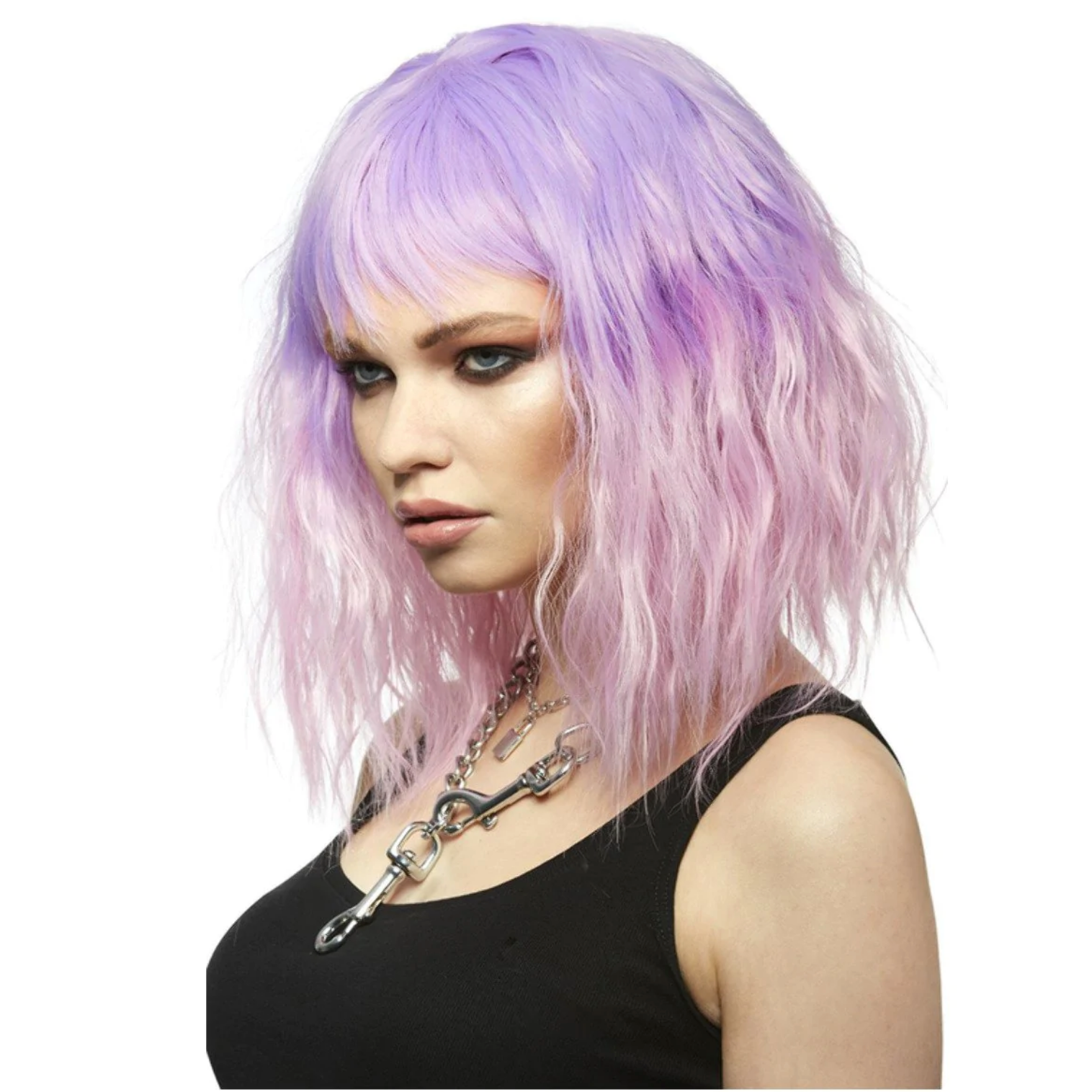 Manic Panic Trash Goddess Wig - Fleurs du Mal, side view