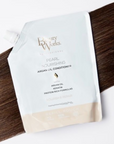 Beauty Works Pearl Nourishing Conditioner Refill Pouch 500ml with brunette hair