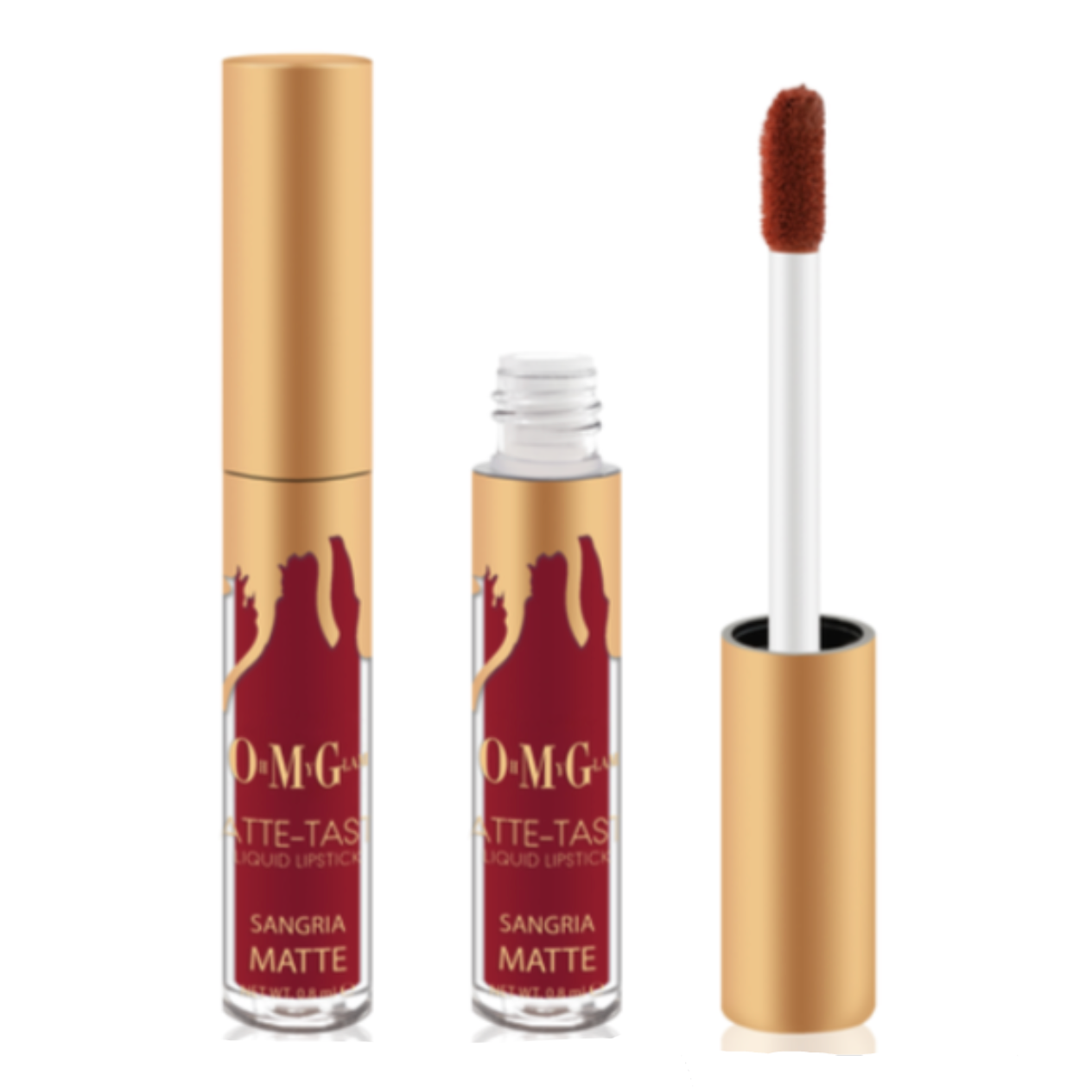 Oh My Glam MATTE-TASTIC 6 MINI-MATTE LIQUID LIPSTICK - Sangria
