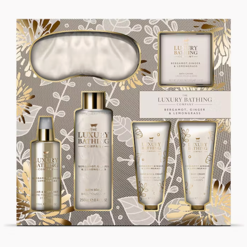 The Luxury Bathing Company - Bergamot, Ginger & Lemongrass Ultimate Pamper Set