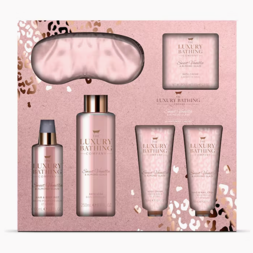 The Luxury Bathing Company - Sweet Vanilla & Almond Glaze Ultimate Body Care Set