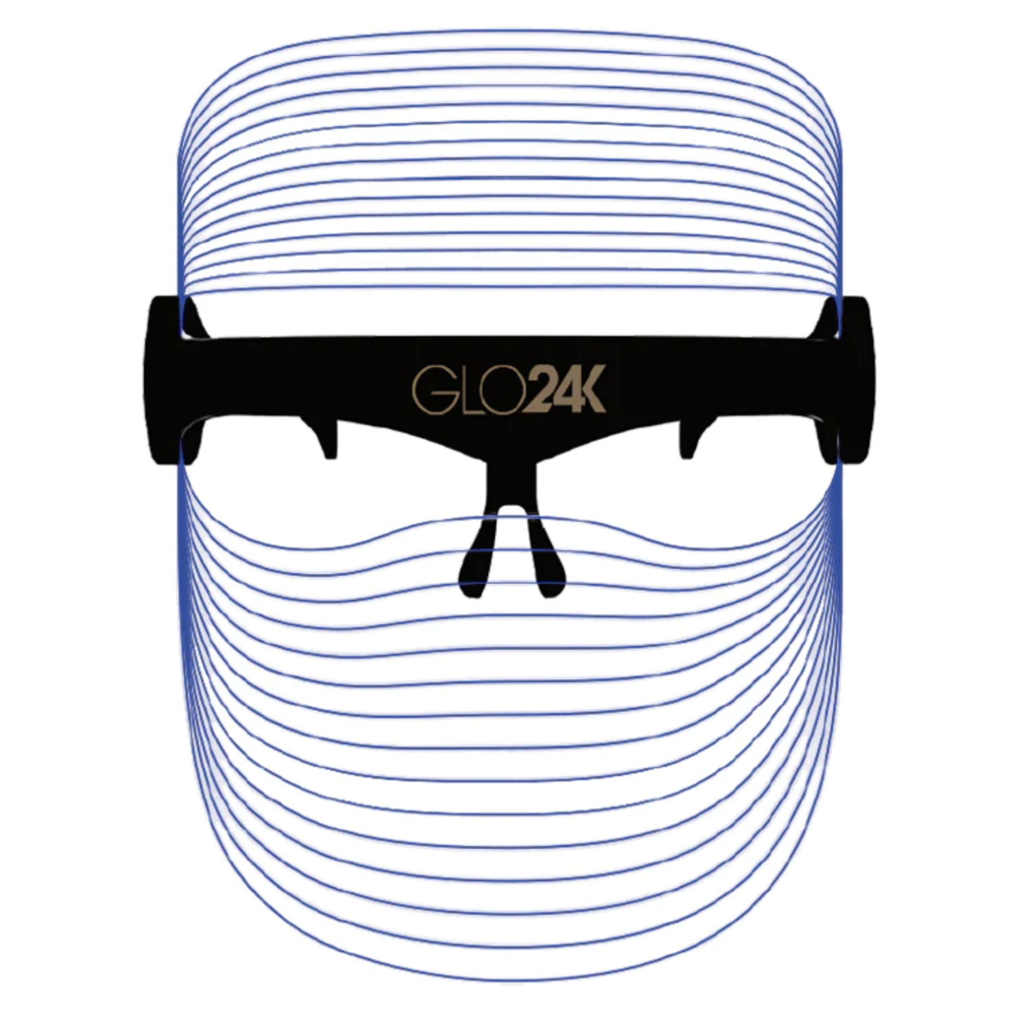 GLO24K 7 Colour LED Beauty Mask, blue lightr