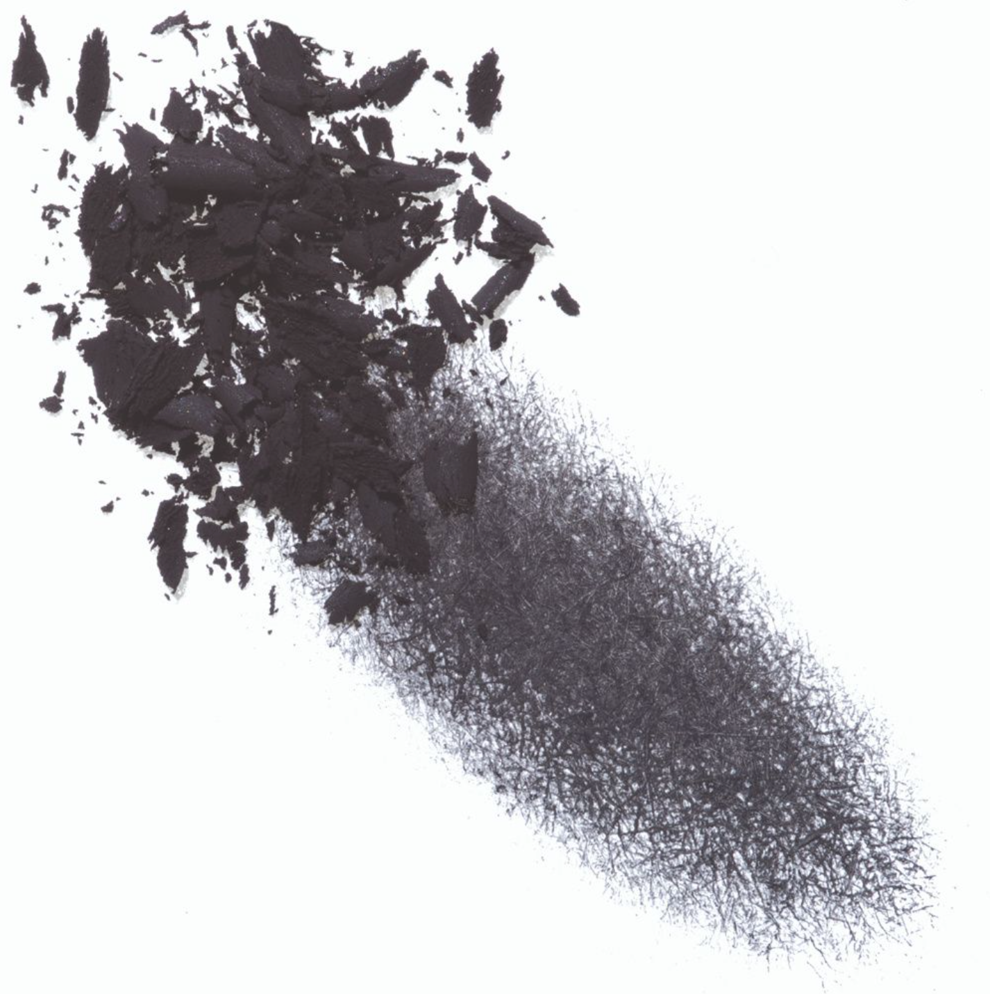 MUD Cosmetics Eyeshadow Refill, Onyx swatch