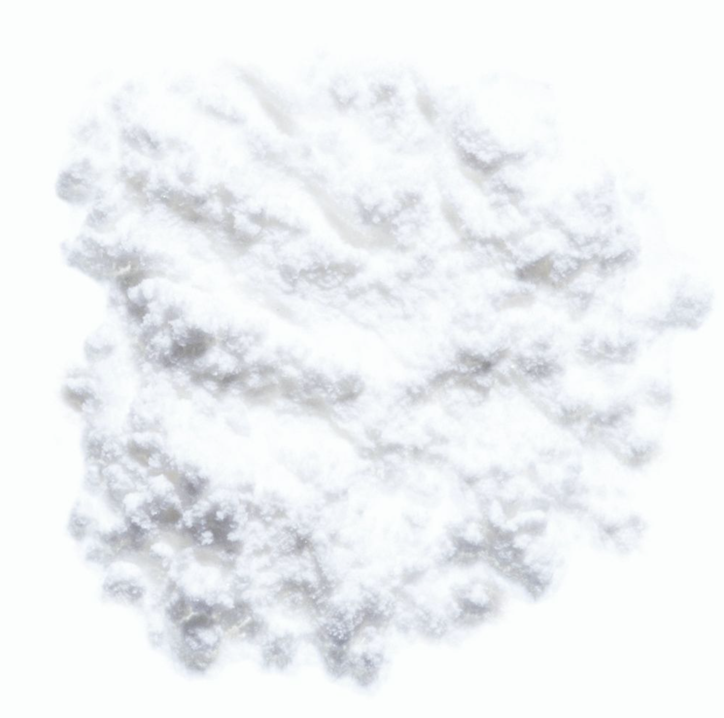 MUD Cosmetics Loose Powder, Zero swatch