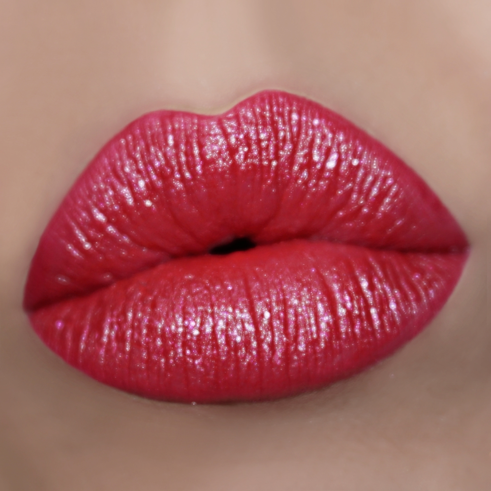 Gerard Cosmetics Glitter Lipstick - Cupid swatch