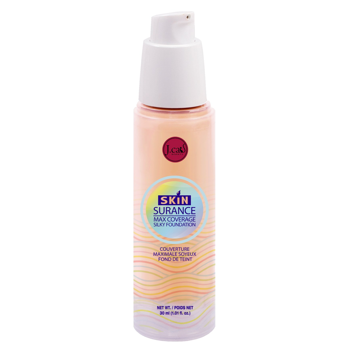 J Cat Skinsurance Max Coverage Silky Foundation - Ivory
