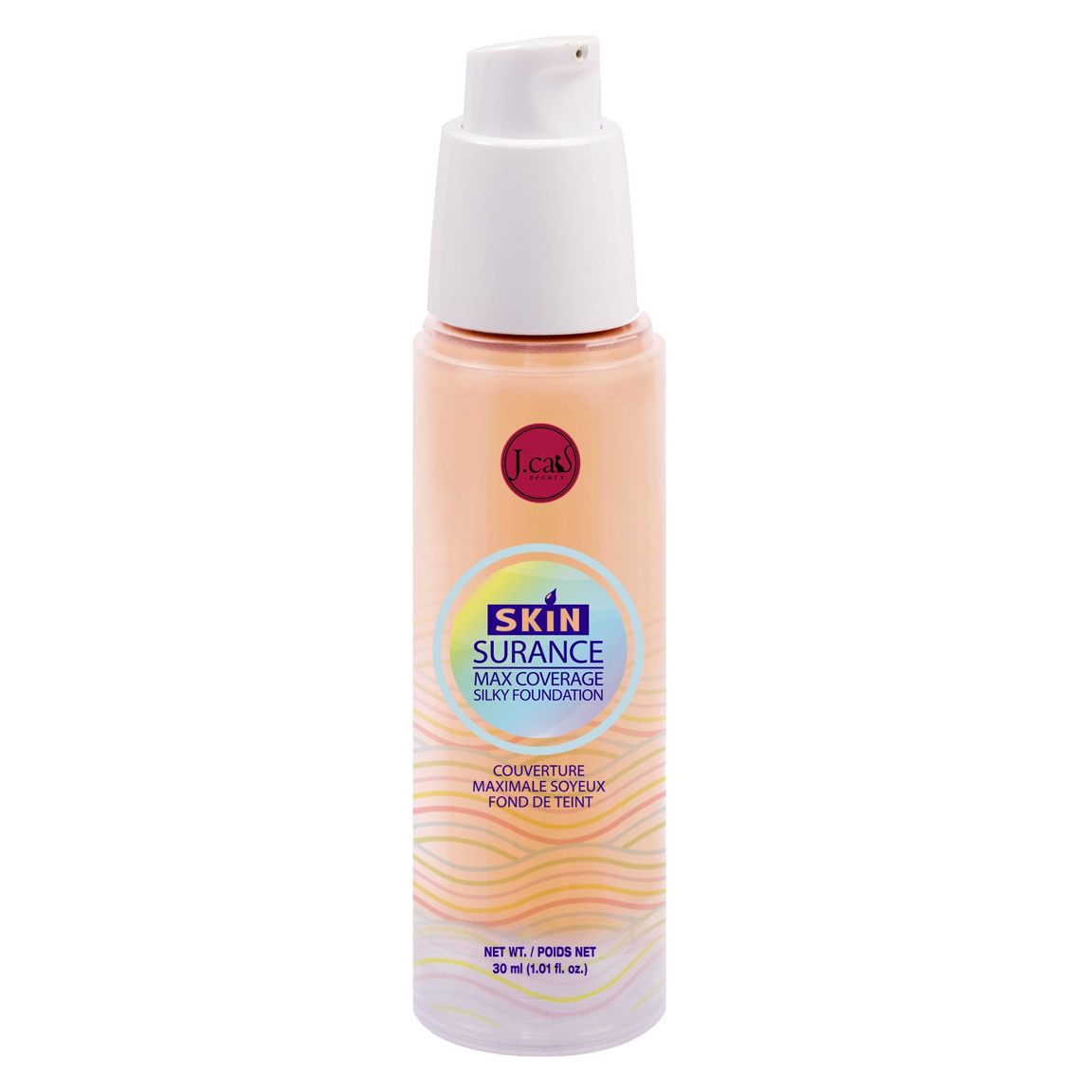 J Cat Skinsurance Max Coverage Silky Foundation - Soft Beige