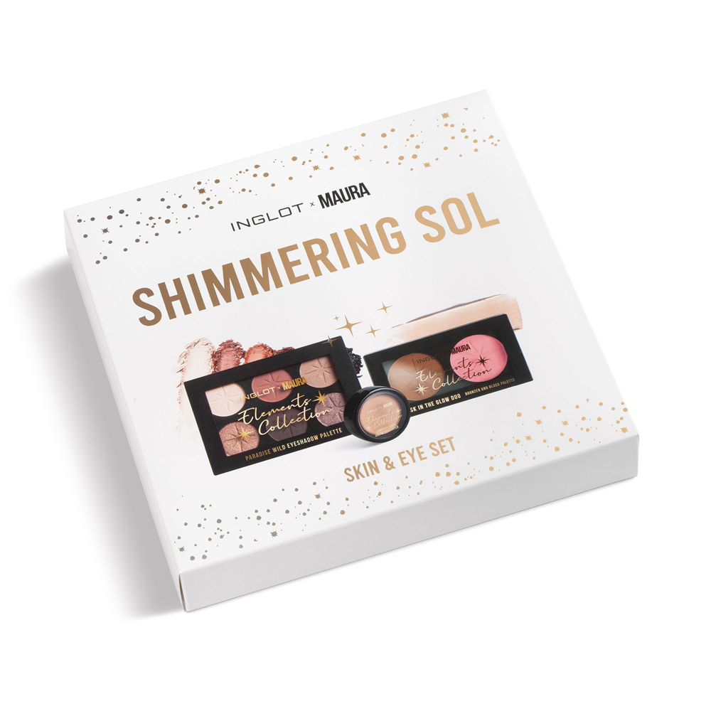 INGLOT X Maura Shimmering Sol Skin & Eye Set