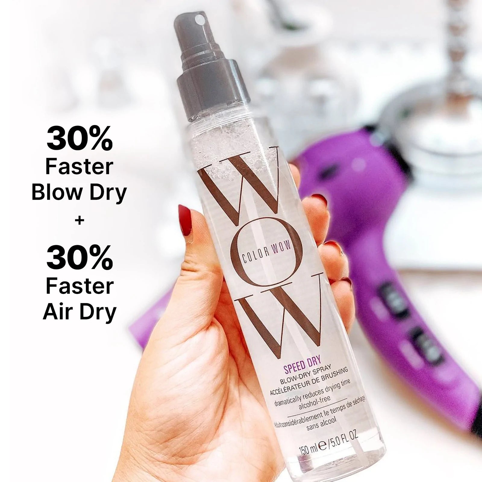 Color Wow Speed Dry Blow-Dry Spray, benefits