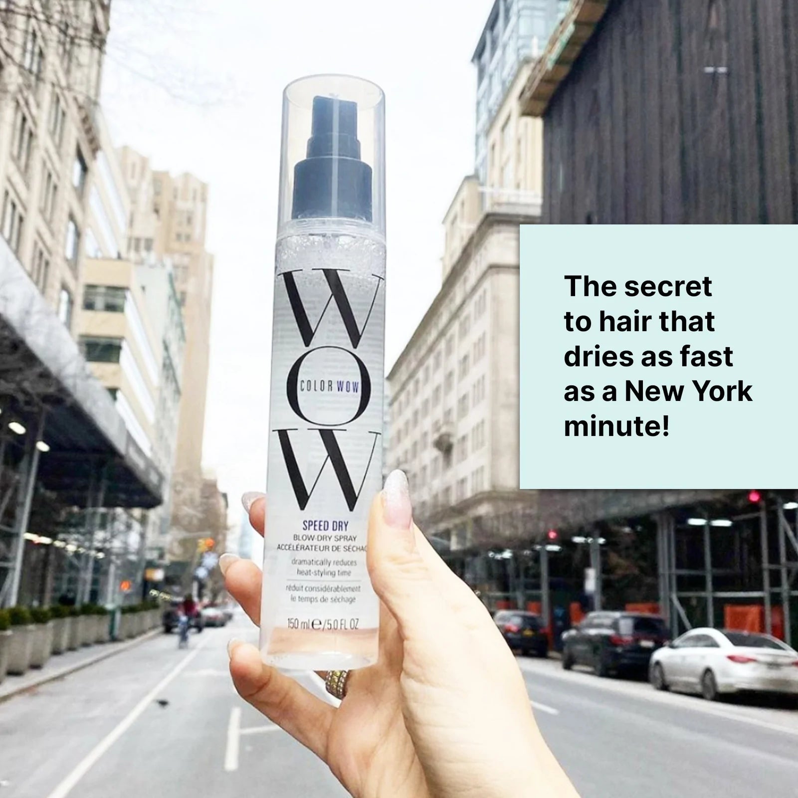 Color Wow Speed Dry Blow-Dry Spray, the secret for hair that dies fast as a New York minute