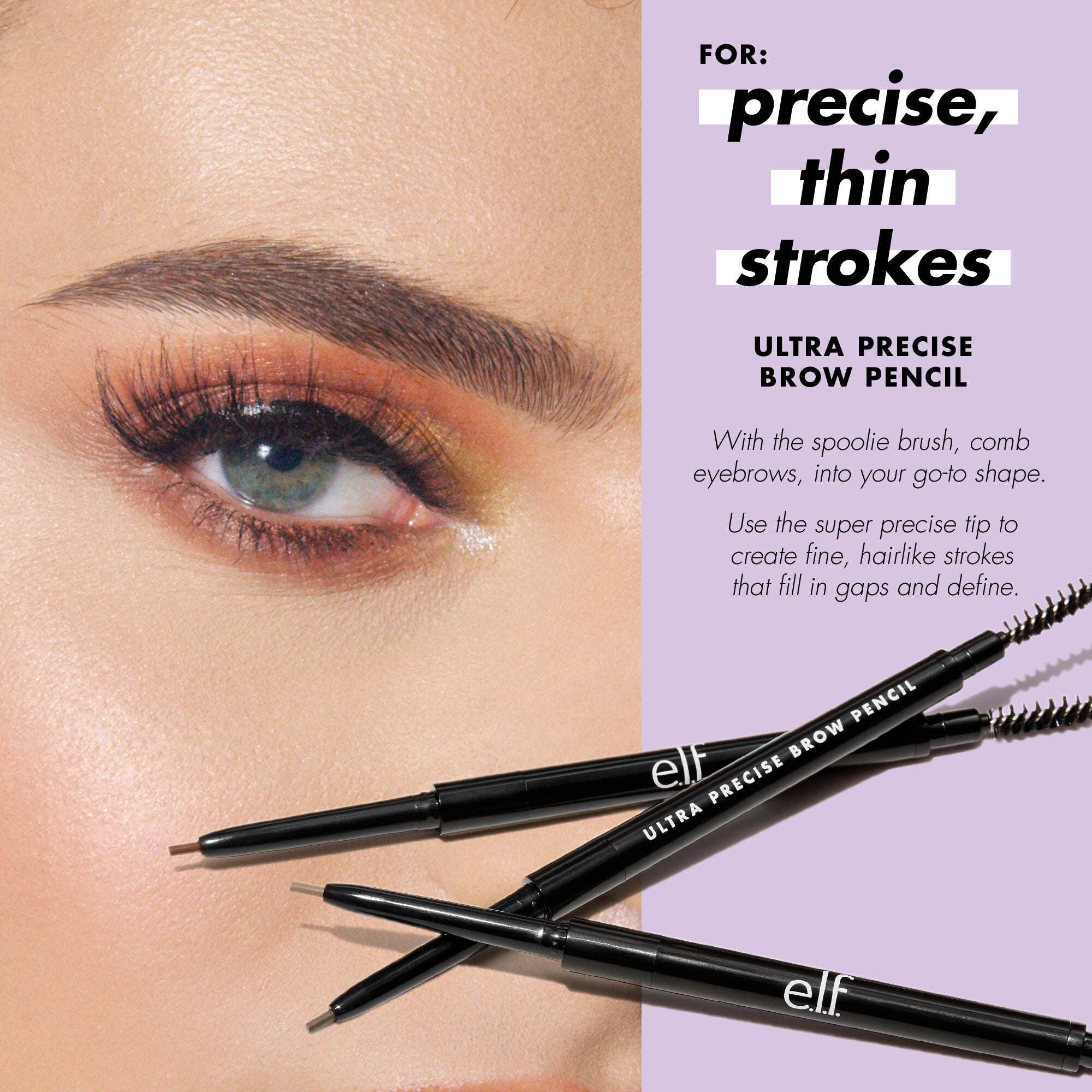 How to use elf Ultra Precise Brow Pencil