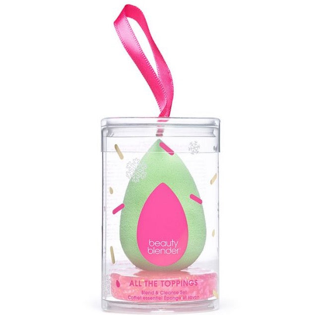 Beautyblender All The Toppings, in packaging