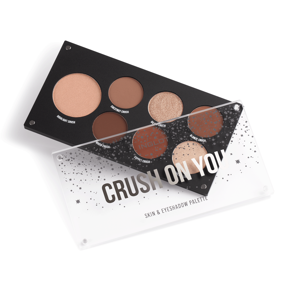 INGLOT Crush on You’ Skin, Eye & Lip Set, palette with lid