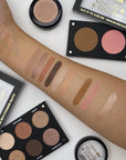 INGLOT X Maura Shimmering Sol Skin & Eye Set, swatches