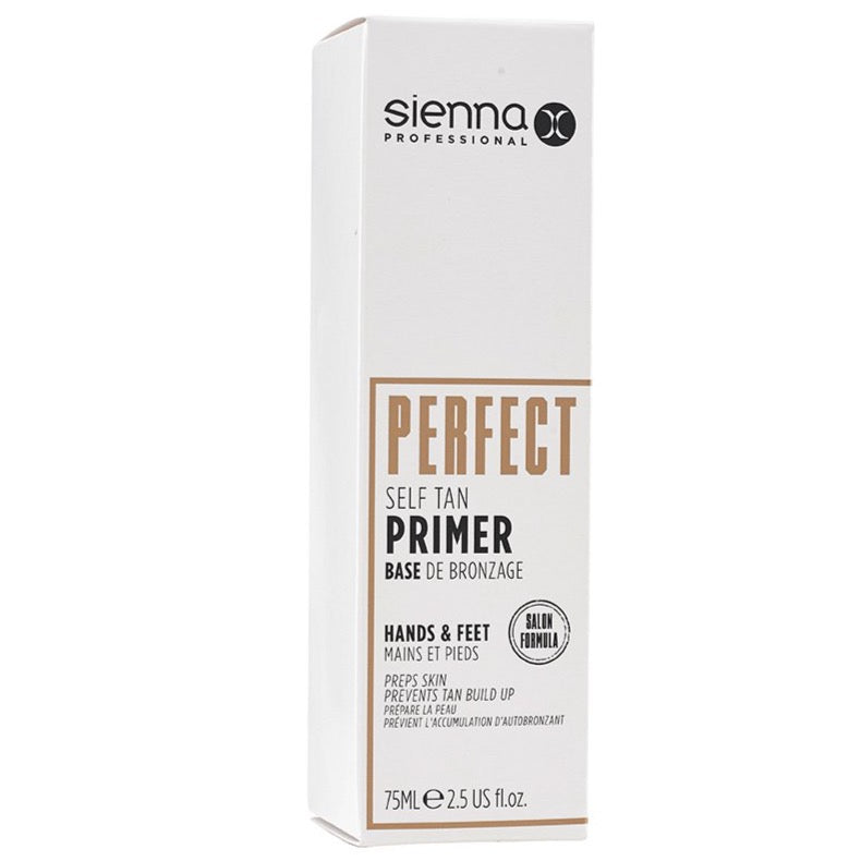 Sienna X Perfect Self Tan Primer 75ml, packaging