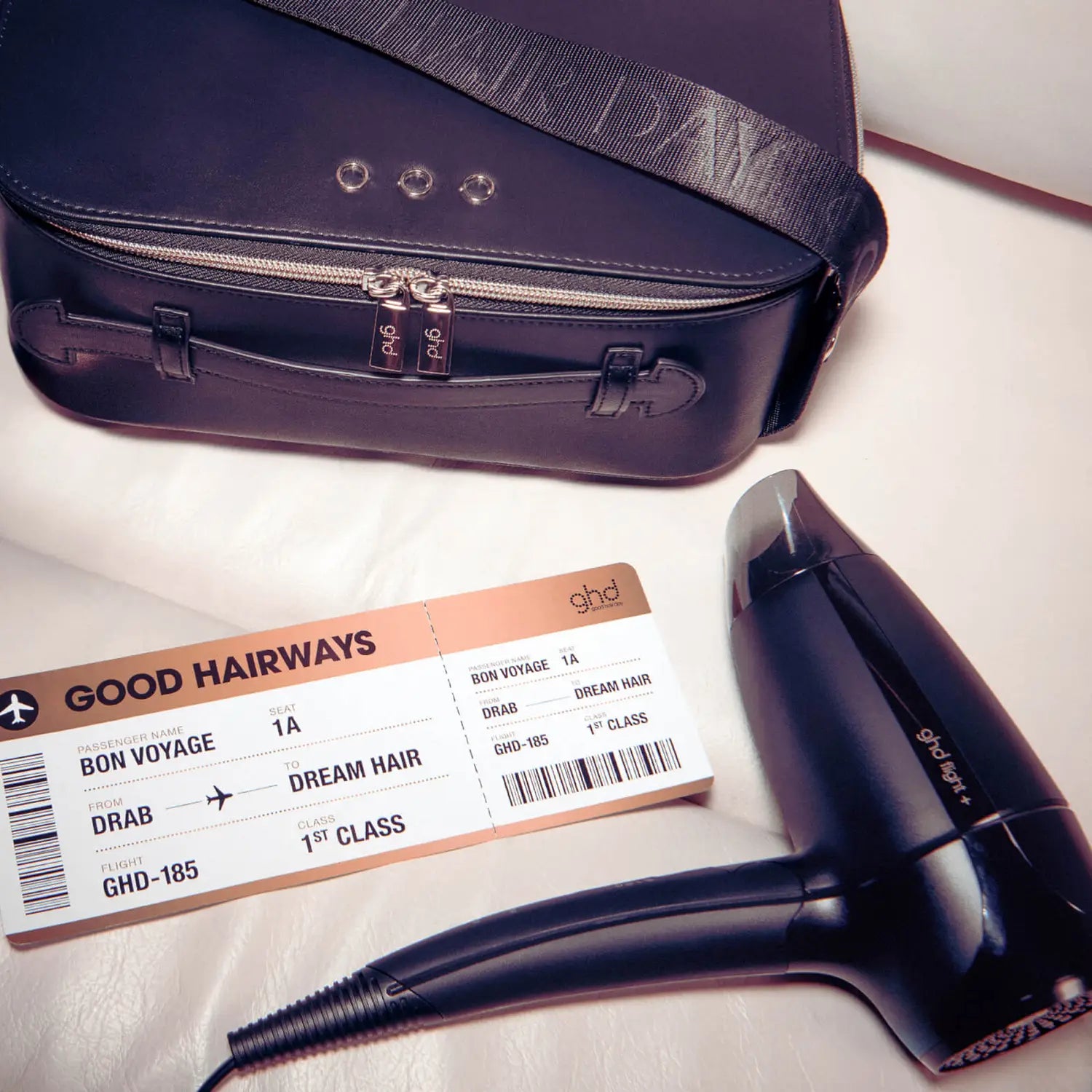 ghd Flight+ Travel Hair Dryer, lifestyle picture