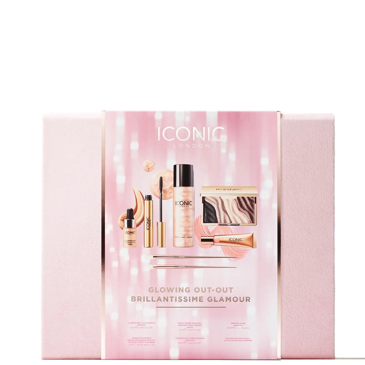 ICONIC London Glowing Out Out Set, packaging