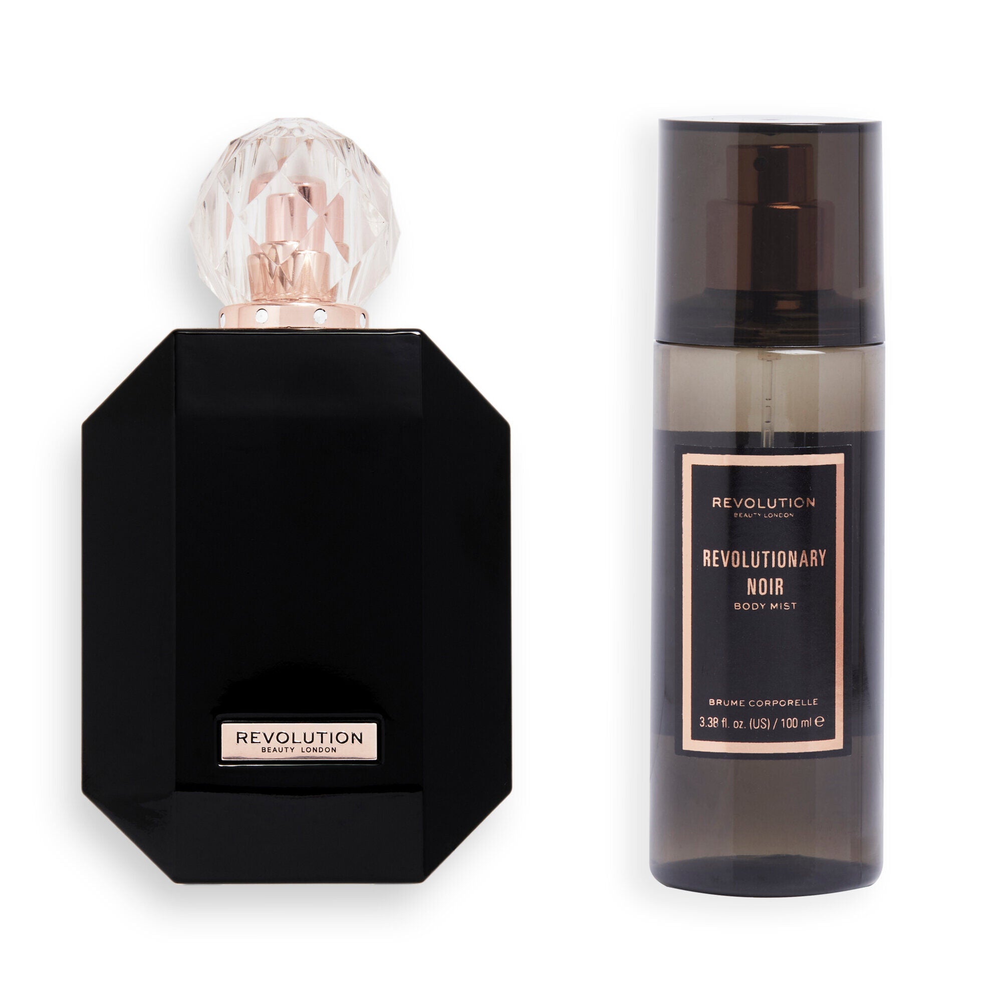     Makeup Revolution Revolutionary Noir Eau De Toilette & Body Mist Gift Set , products