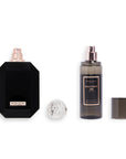 Makeup Revolution Revolutionary Noir Eau De Toilette & Body Mist Gift Set , products open