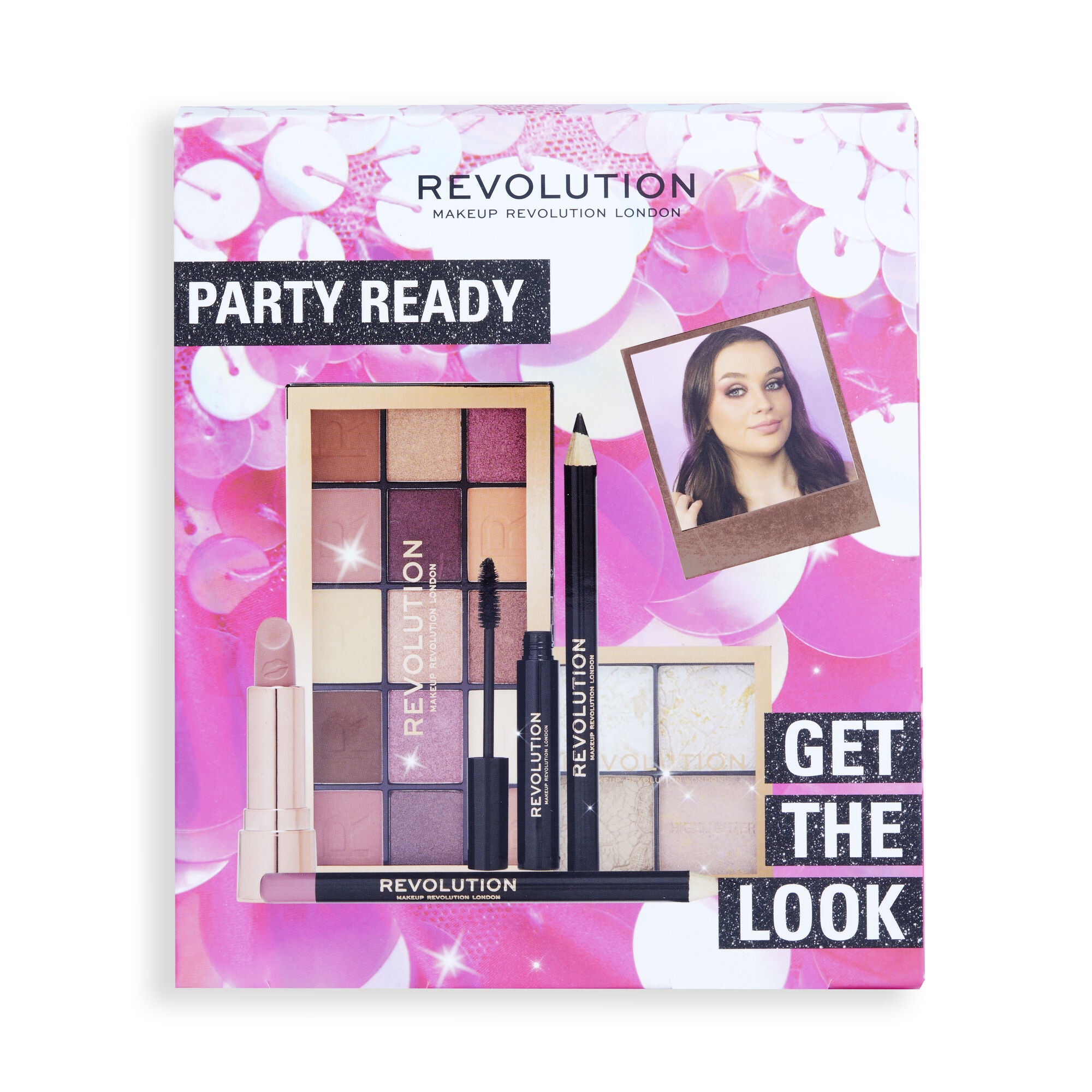 Makeup Revolution Get The Look Gift Set Party Ready, packaging