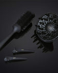 ghd Ceramic radial brush. diffuser and sectioning clips, part of the ghd Air Hair Drying Kit