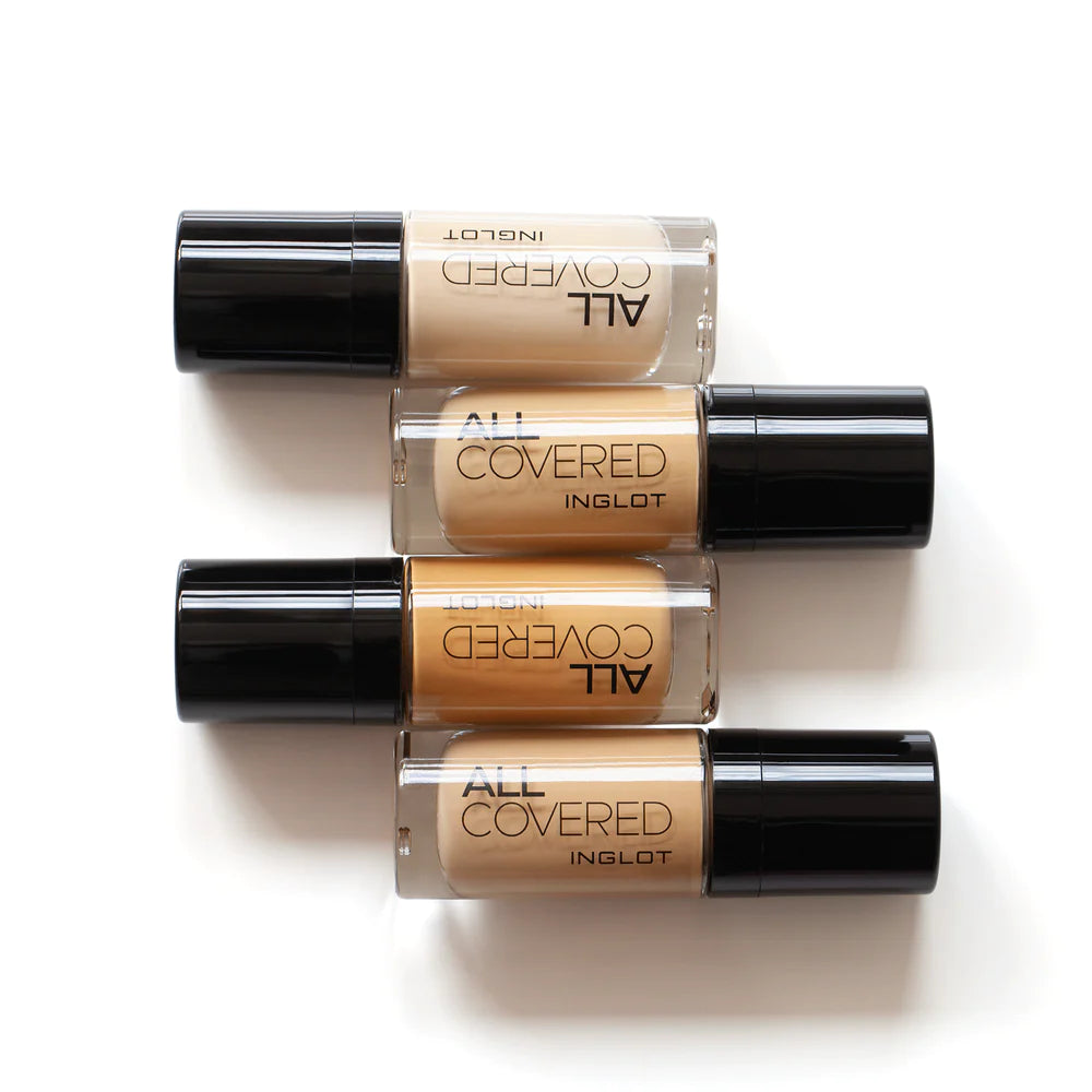 Inglot All Covered Foundation, several shades