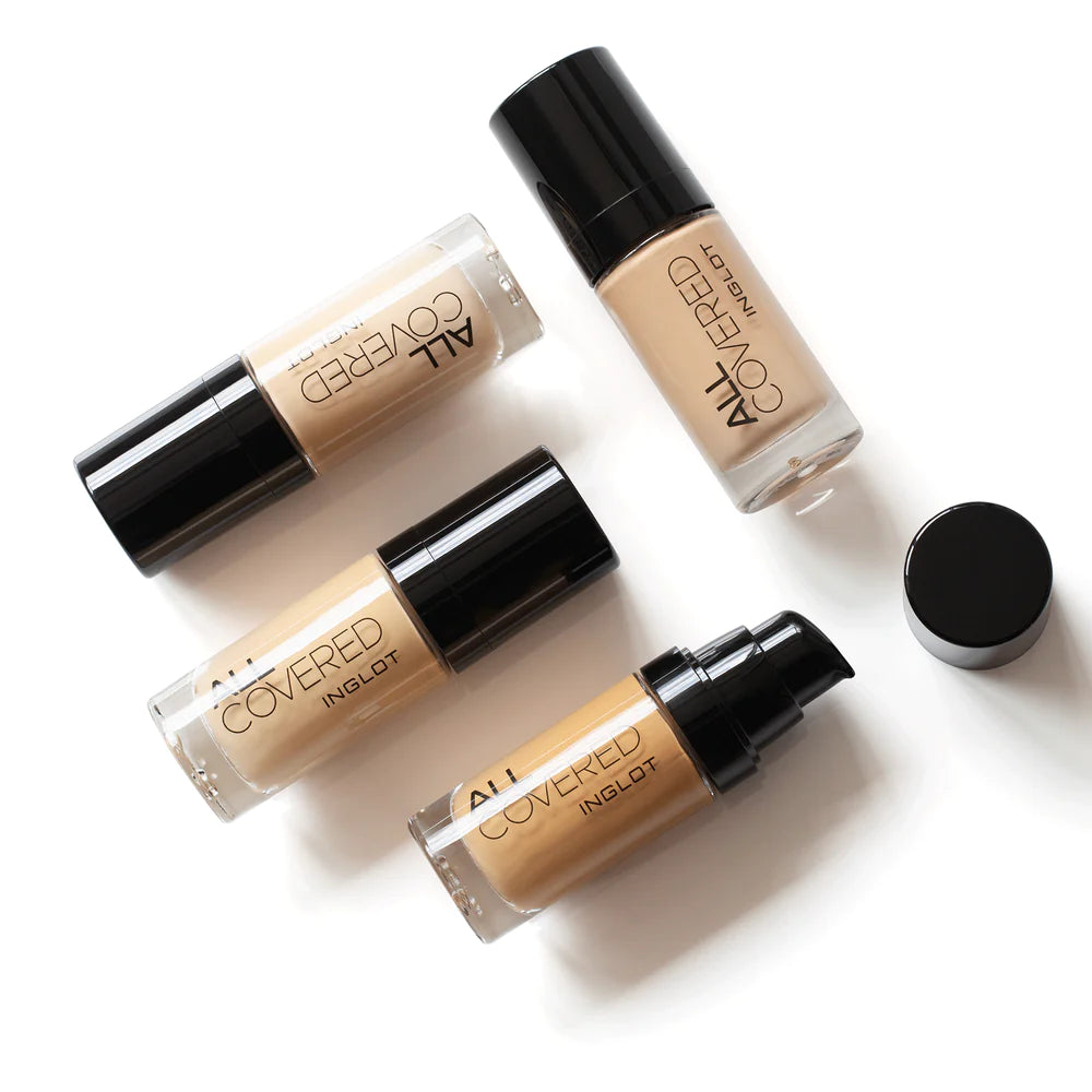 Inglot All Covered Foundation, various shades
