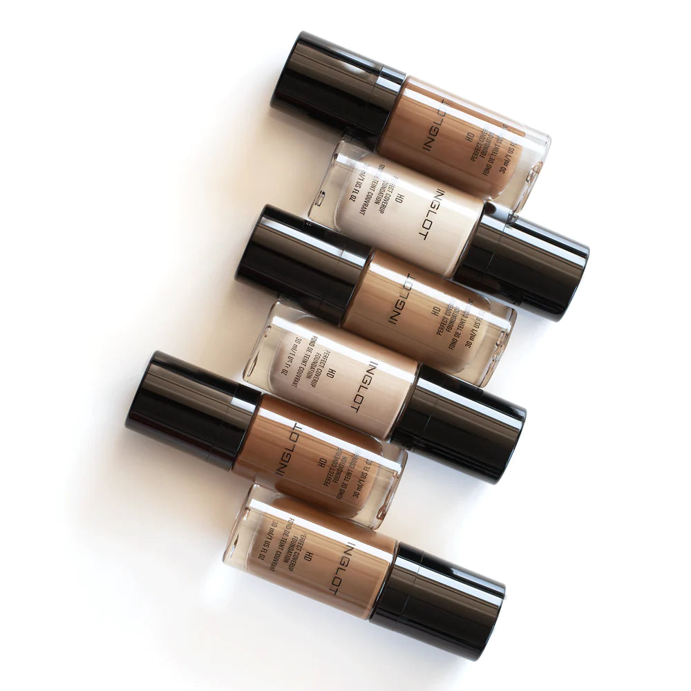 Inglot HD Perfect Coverup Foundation, many shades