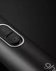 Close up of power button of ghd Chronos Curve Grand Tong 