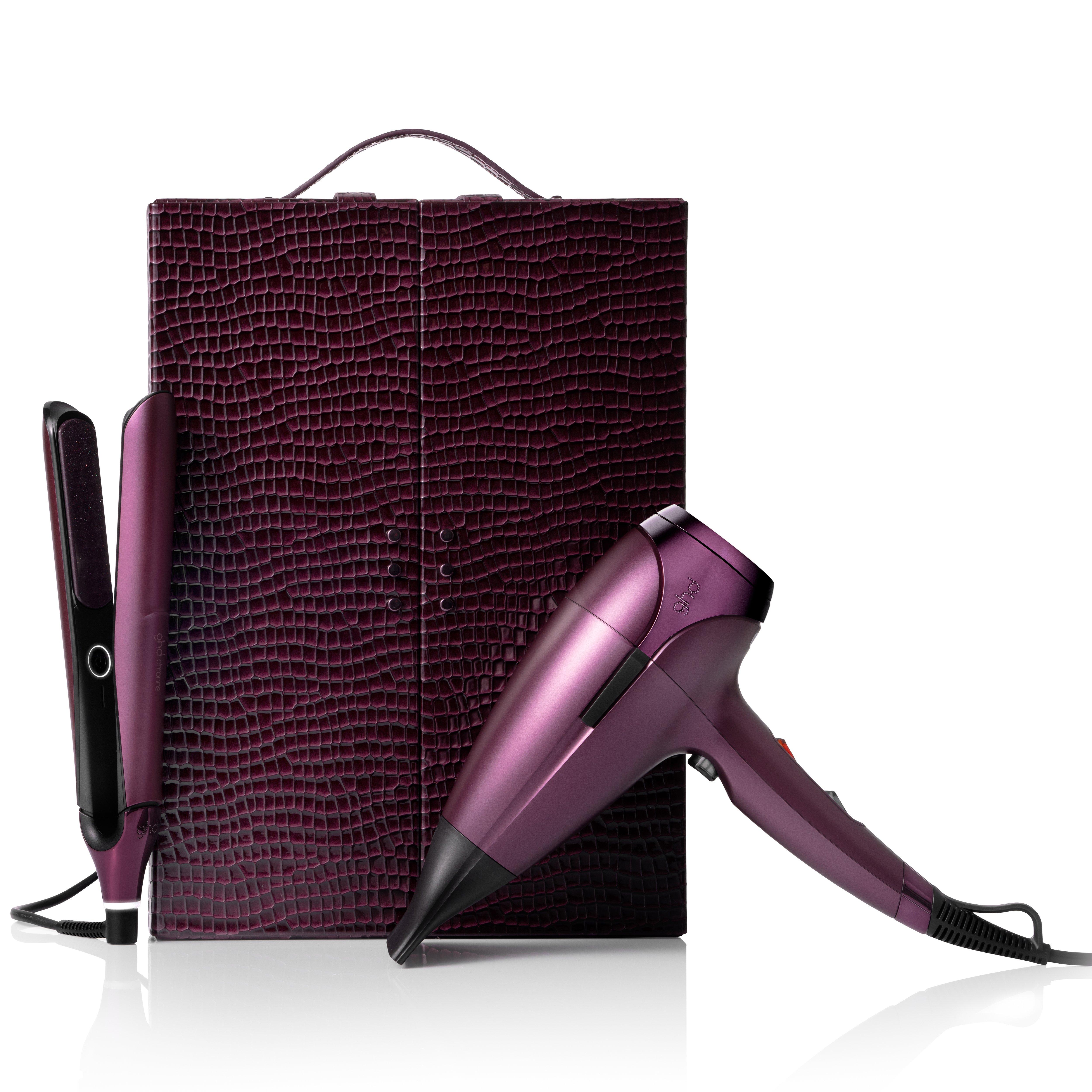 ghd Deluxe Hairdryer & Straightener Gift Set in Cherry Chic
