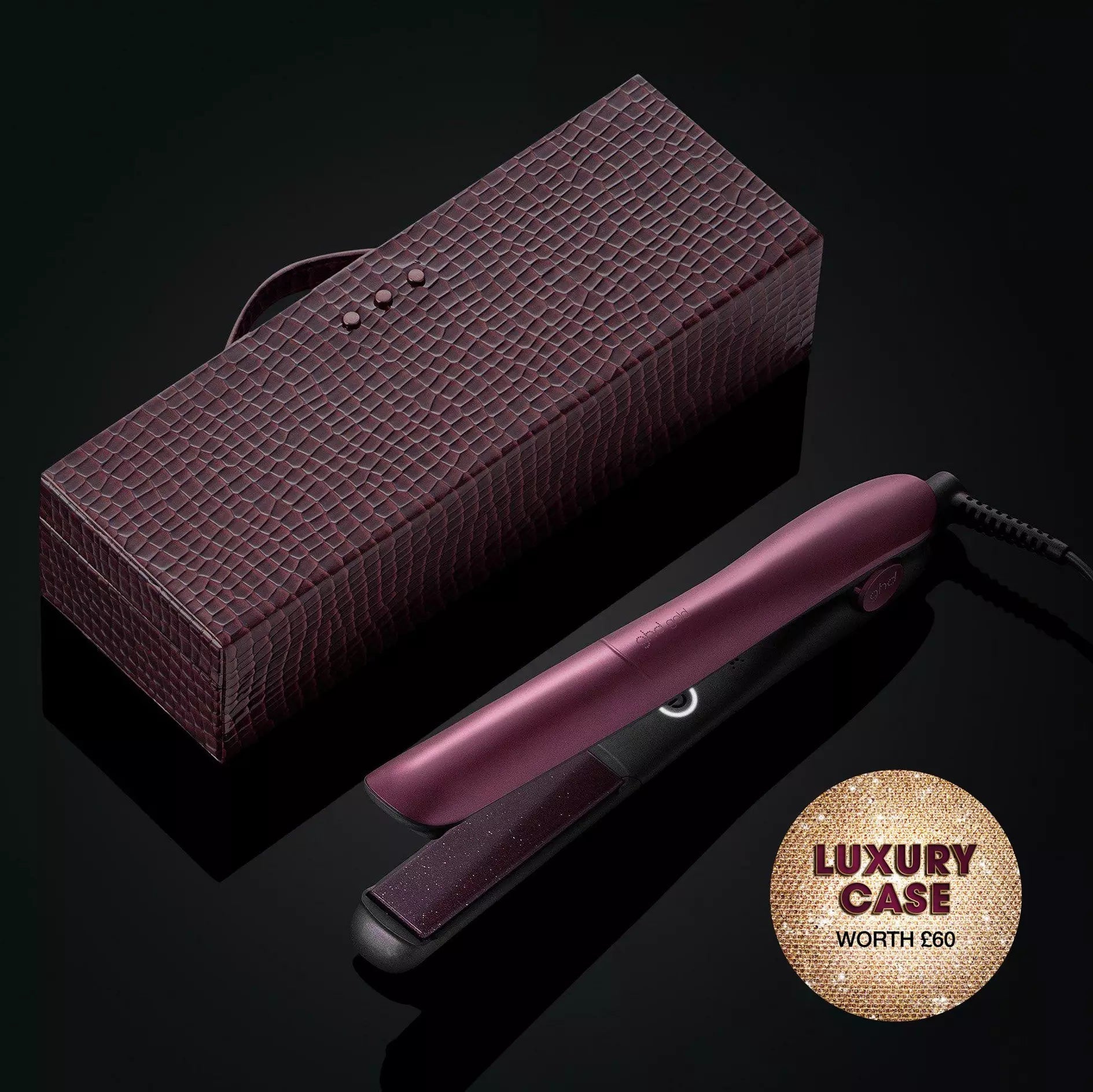 ghd Cherry Chic Gold Hair Straightener Gift Set
