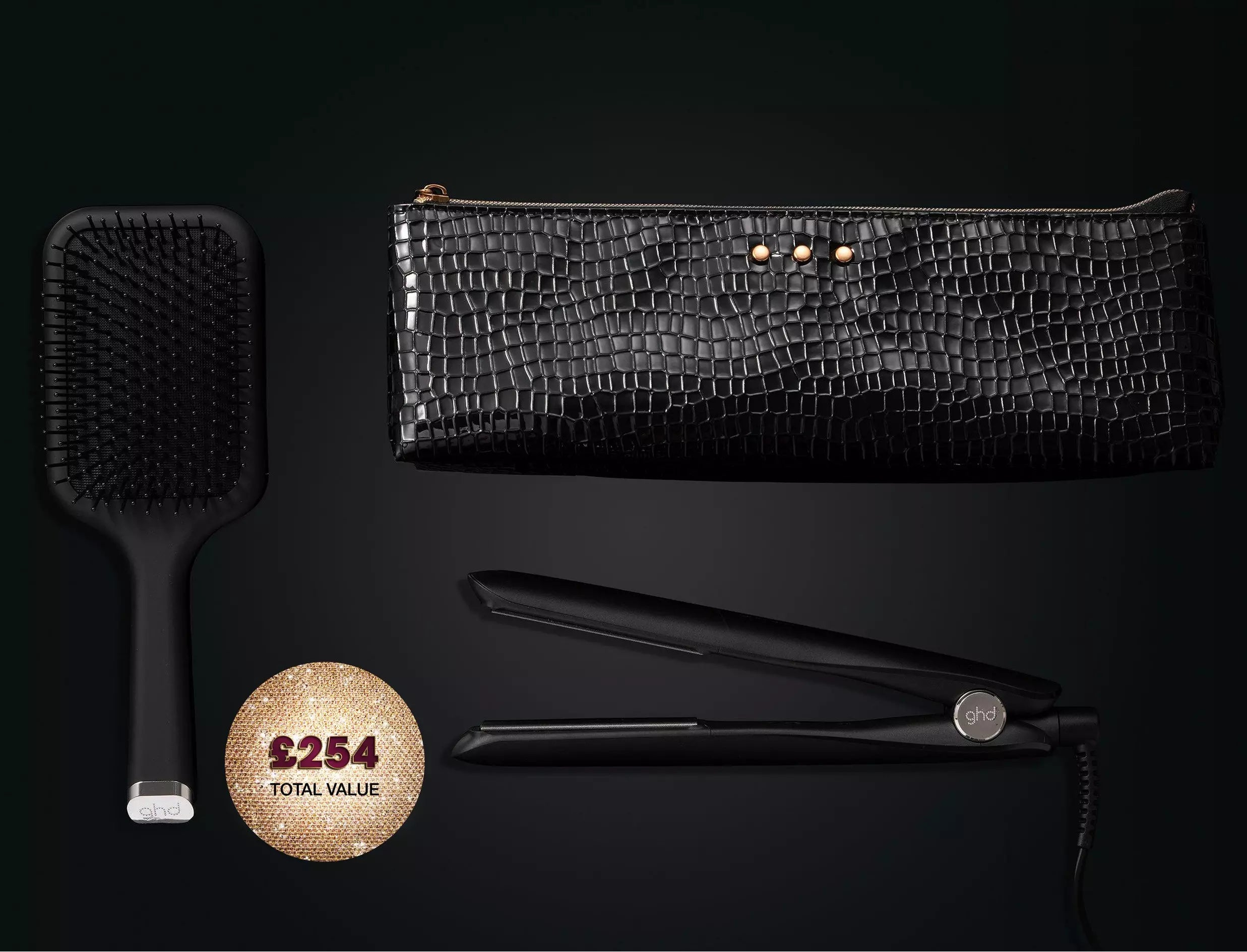 ghd Gold Hair Straightener Gift Set