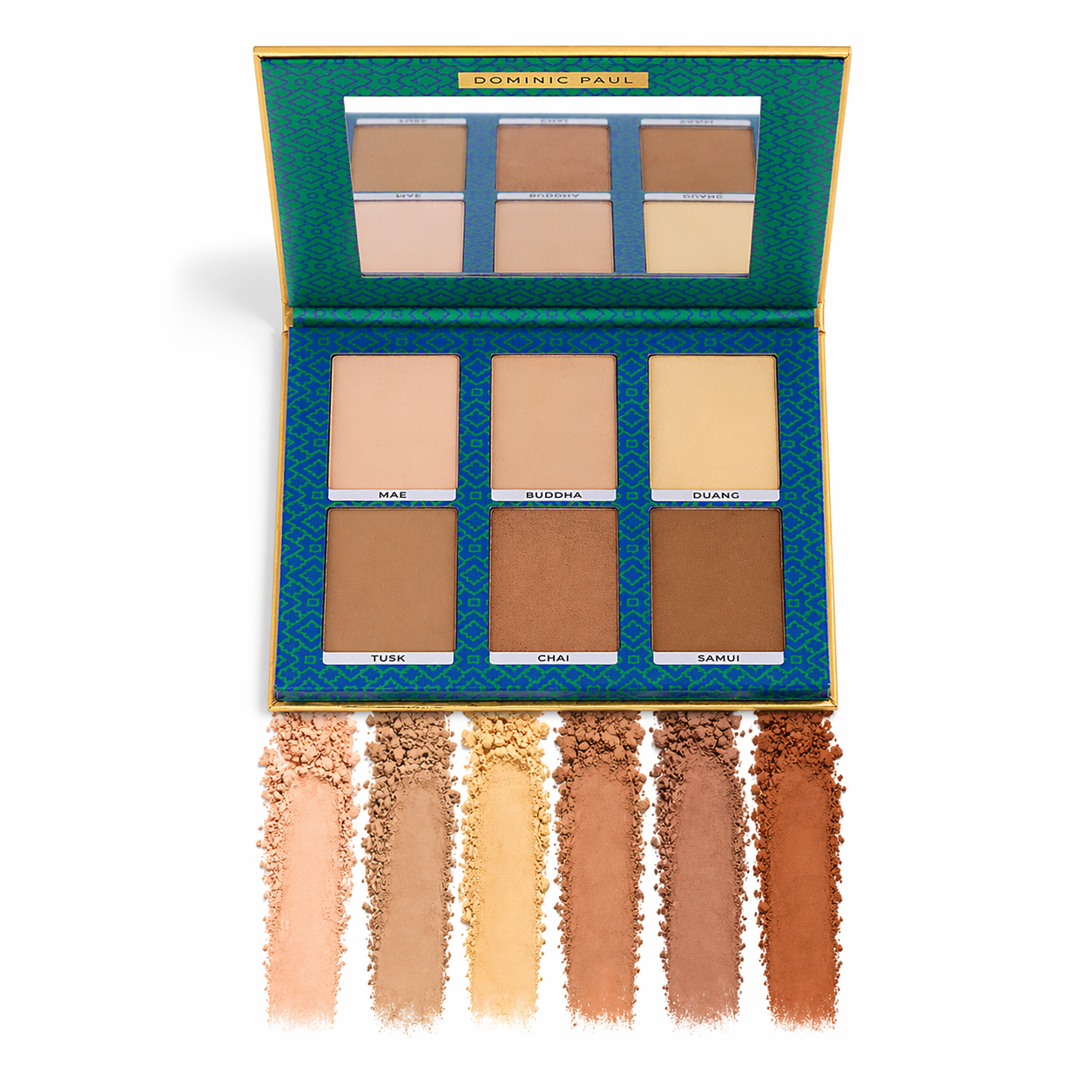 Dominic Paul Contour Palette with swatches