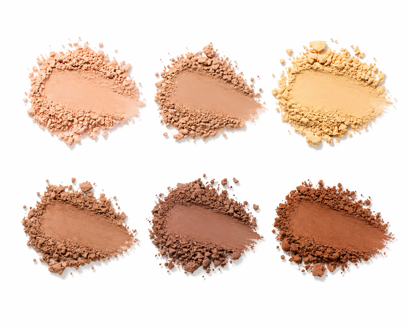 Dominic Paul Contour Palette - individual swatches of shades