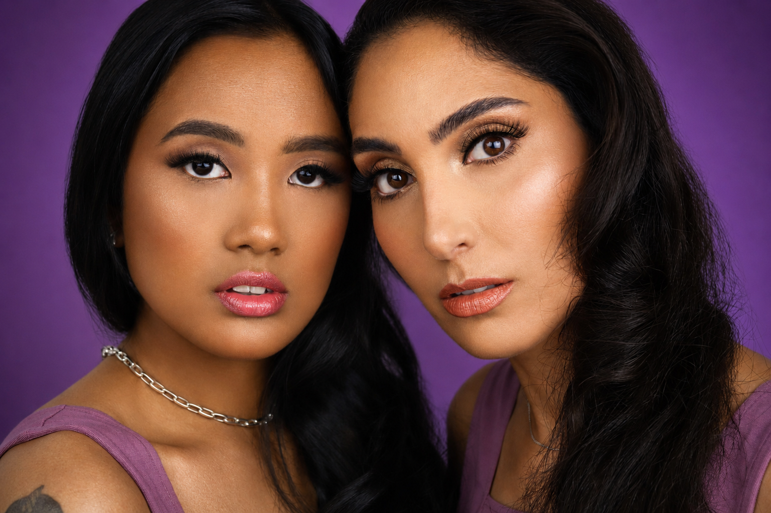 Models after using Dominic Paul The Culture Palette