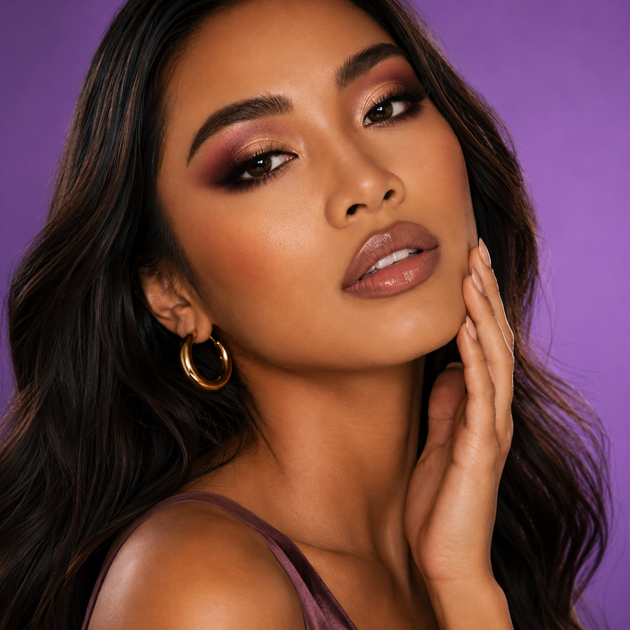 Gorgeous smokey eye created with Dominic Paul The Culture Palette
