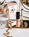 ICONIC London Finishing Touches Gift Set , sitting on vanity unit