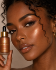 Model wearing Dominic Paul Liquid Highlighter  Bangkok