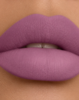 Dominic Paul Matte Liquid Lipstick lip swatch of Sawadee