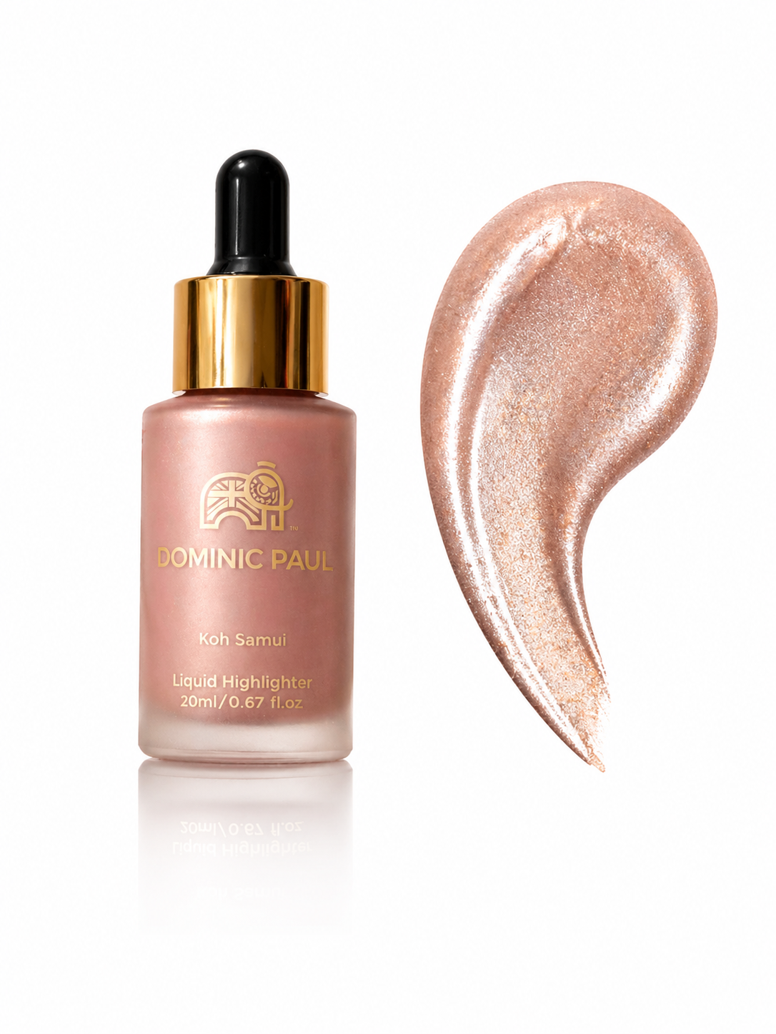 Dominic Paul Liquid Highlighter Koh Samui swatch