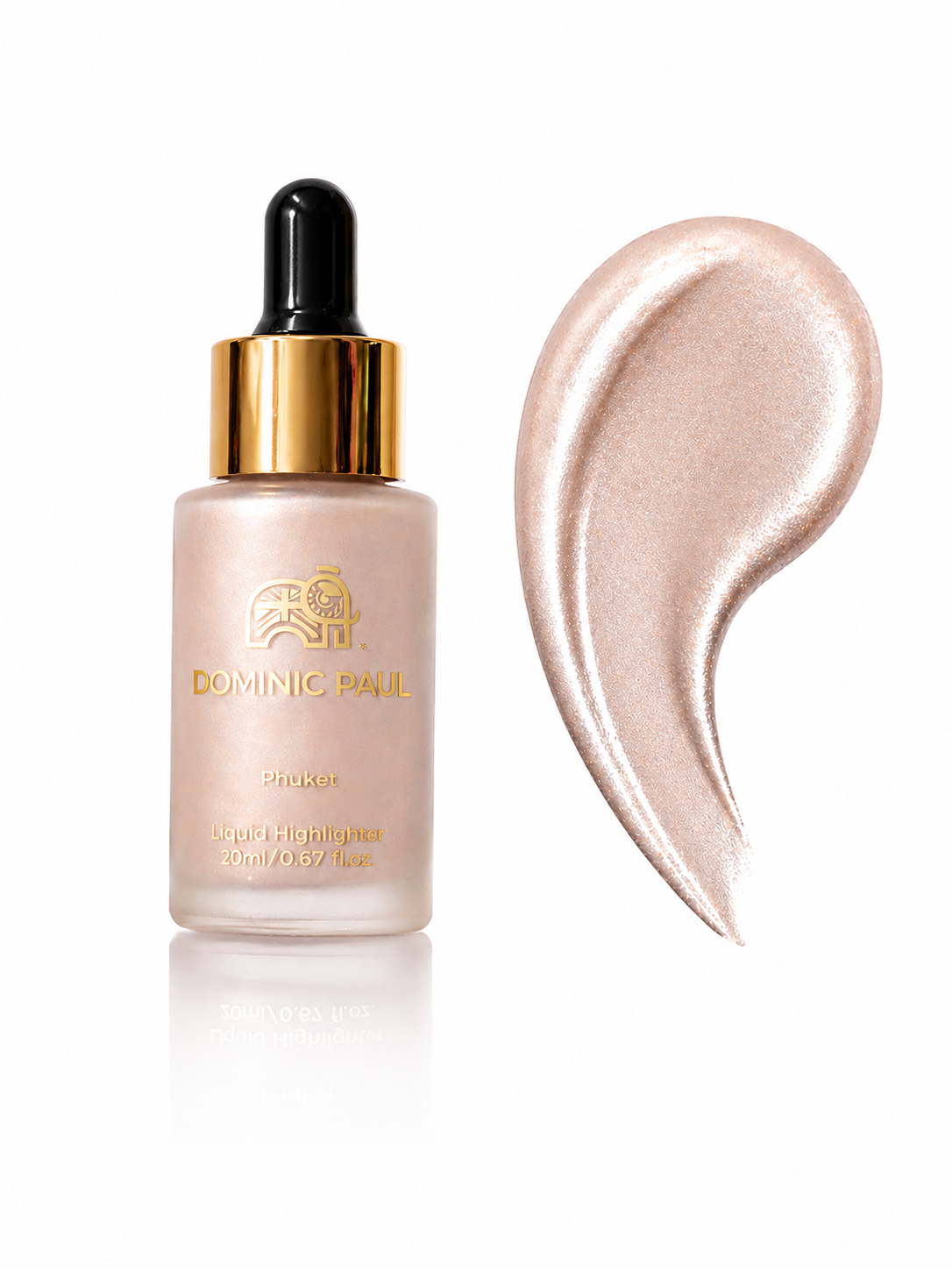 Dominic Paul Liquid Highlighter Phuket swatch