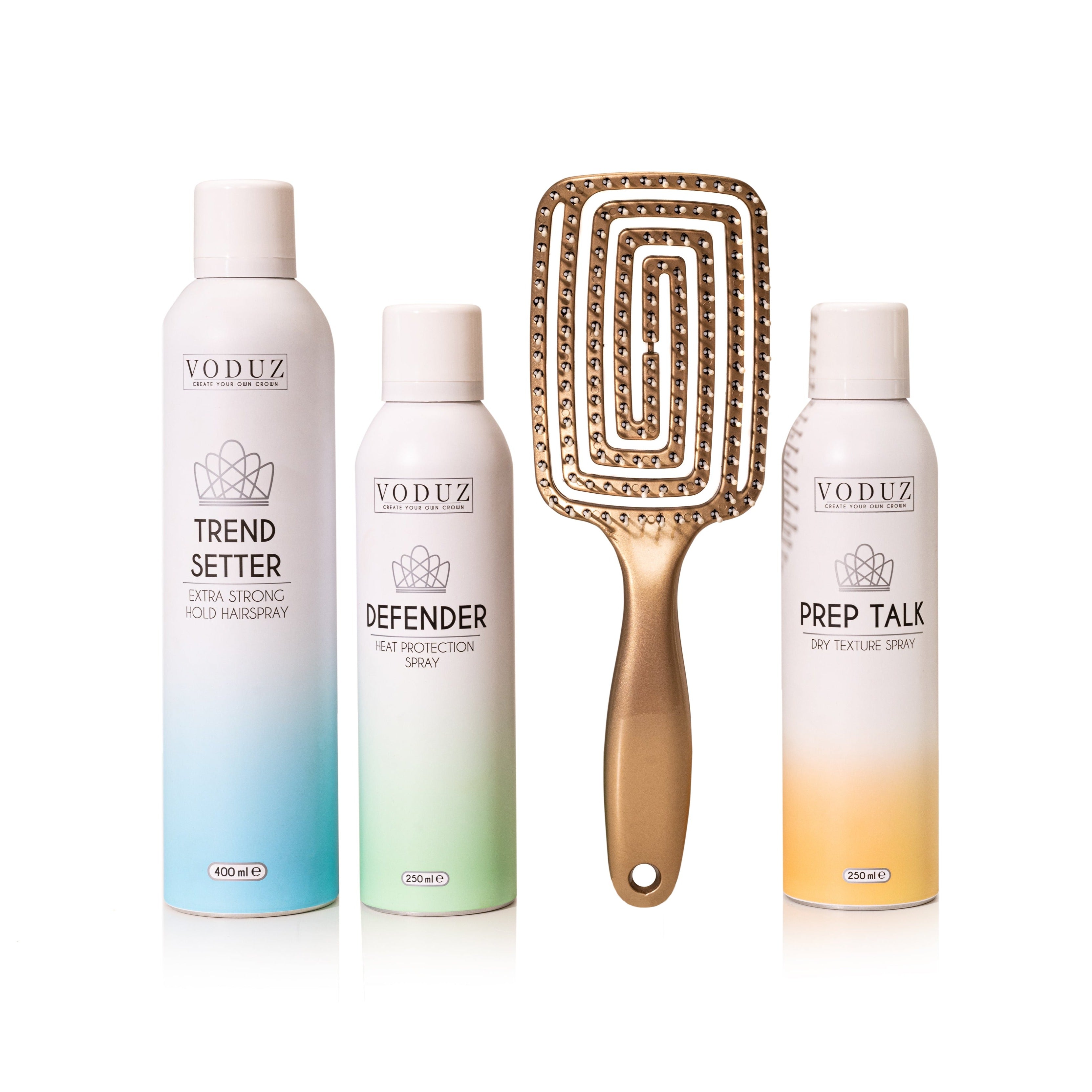 Voduz Mist & Manetane - Hair Styling Regime, products