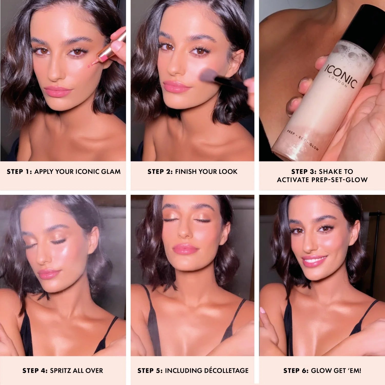 How to use ICONIC London Prep-Set-Glow