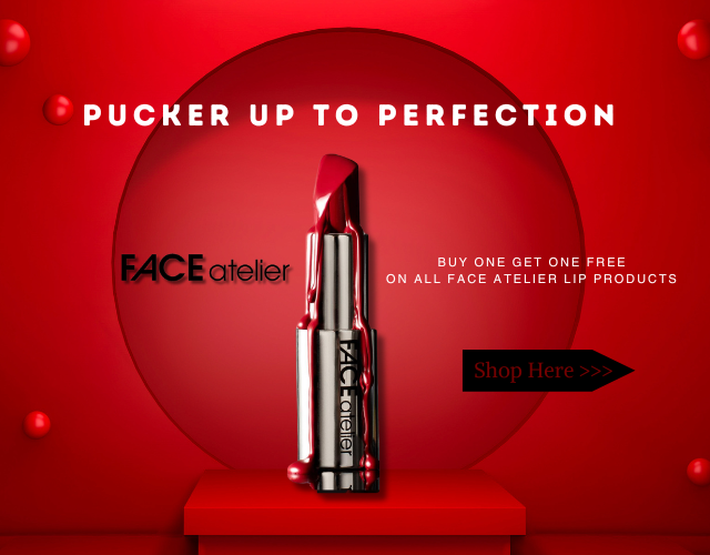 FACE atelier BOGOF promotion on all lip products