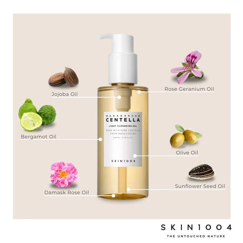 Skin1004 Madagascar Centella Light Cleansing Oil ingredients