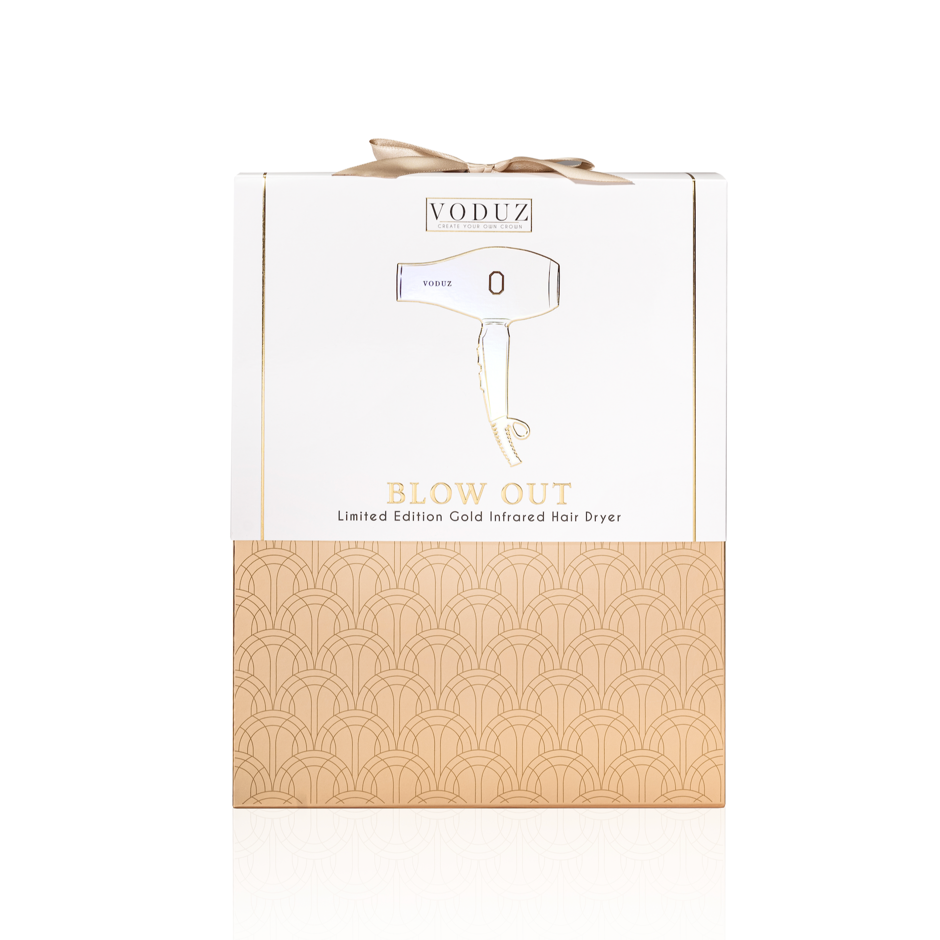 Voduz Blow Out Infrared Hair Dryer - Limited Edition Gold, gold [packaging