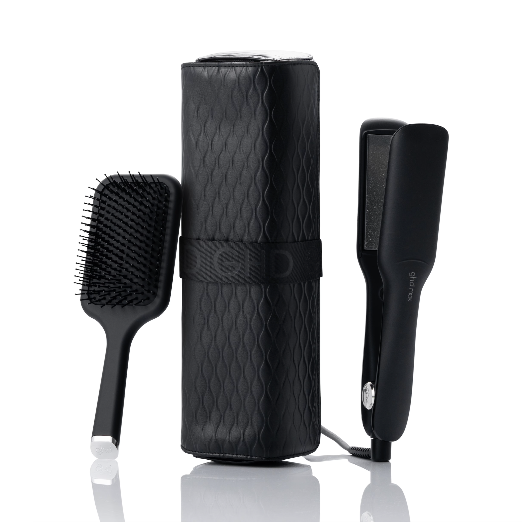 ghd Max Wide Plate Straightener Gift Set, with free bag and brush
