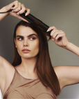 Model using ghd Chronos - Professional Hair Styler
