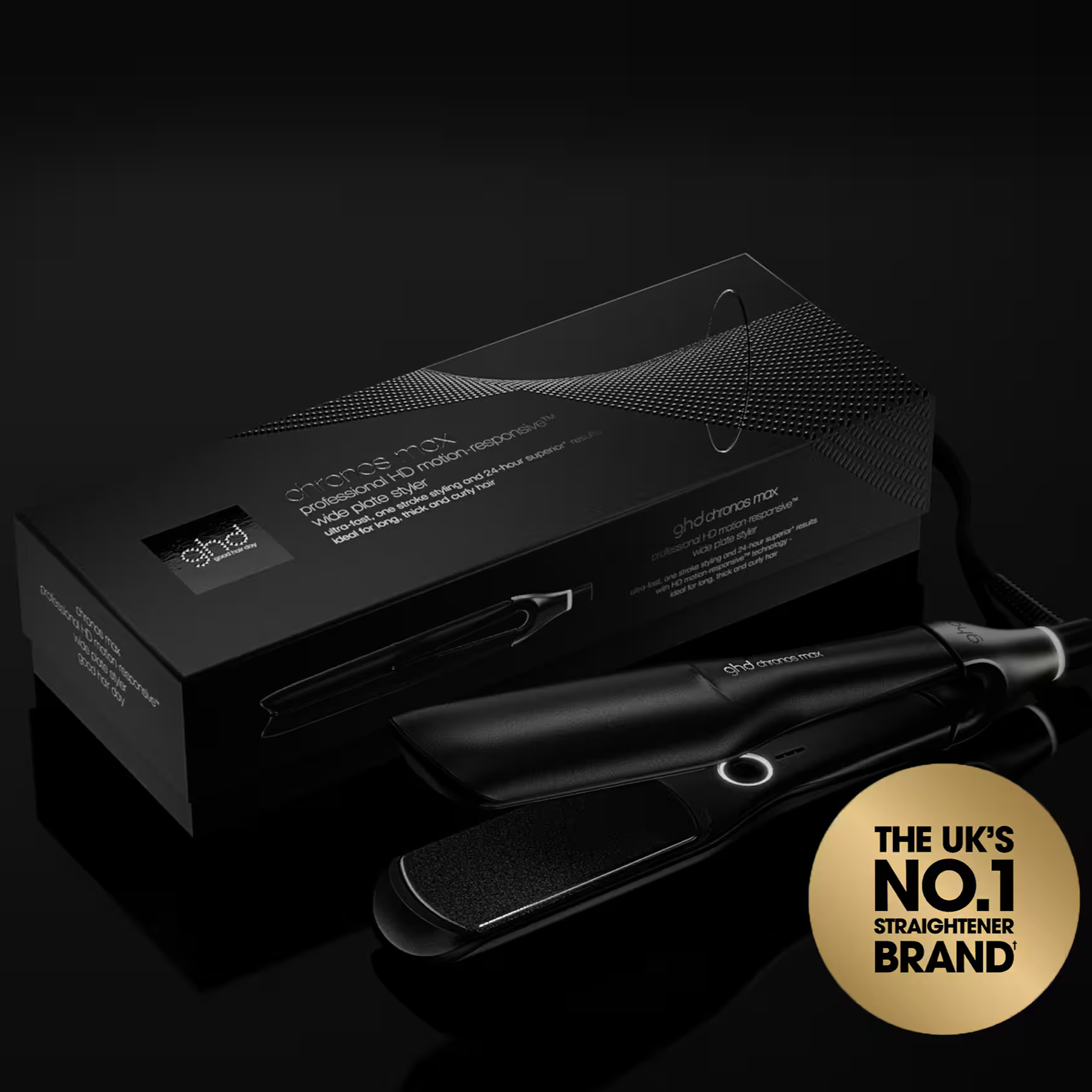 ghd Chronos Max - Wide Plate Styler with box
