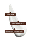 Vita Liberata Clear Tanning Mousse - Dark, swatch with listed ingredients